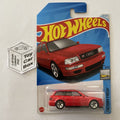 2024 HOT WHEELS #133 - ¡®94 Audi Avant RS2 (Red #9 Factory Fresh - Long Card) A80