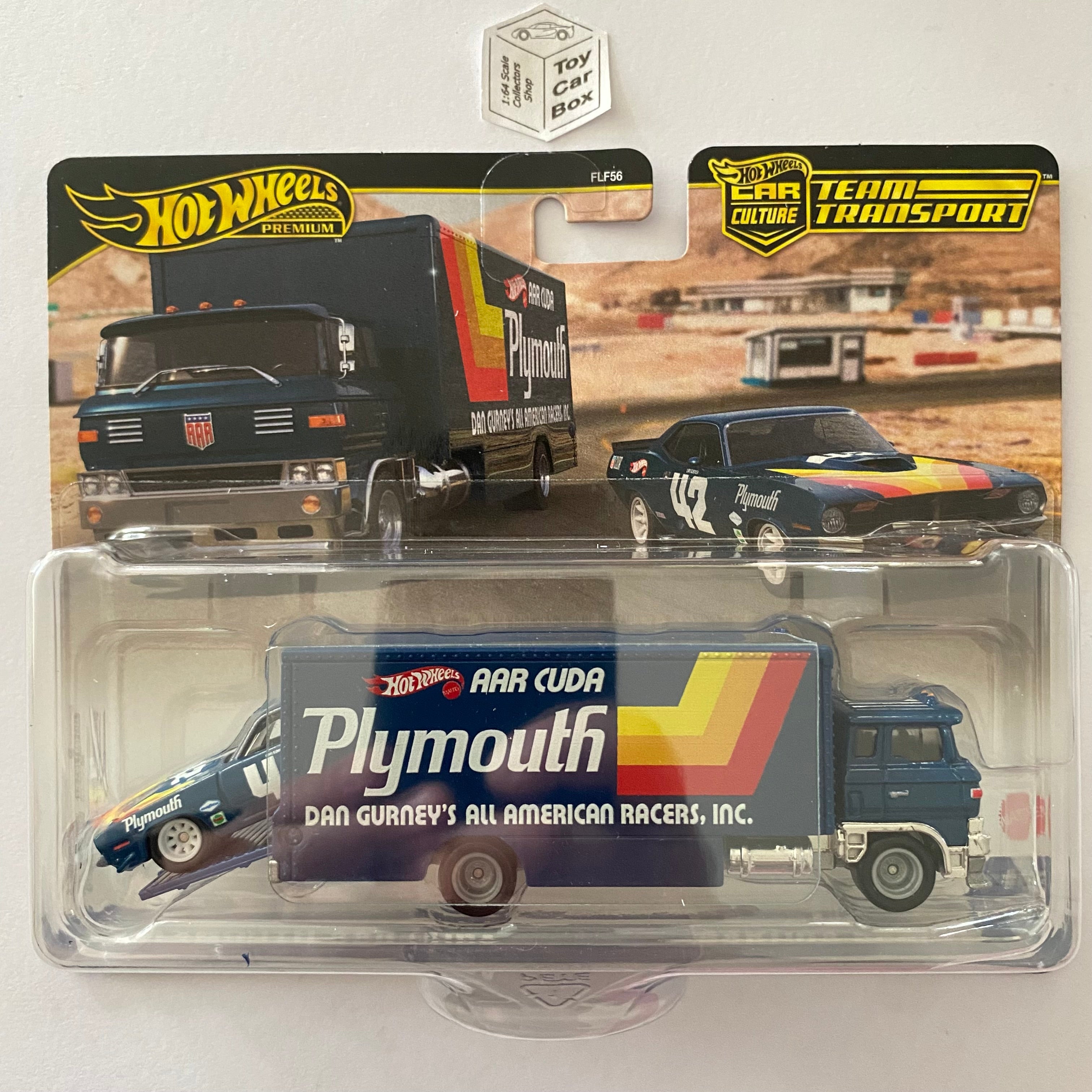 2024 HOT WHEELS Team Transport #63- ¡®70 Plymouth AAR Cuda & Sakura Sprinter - V16