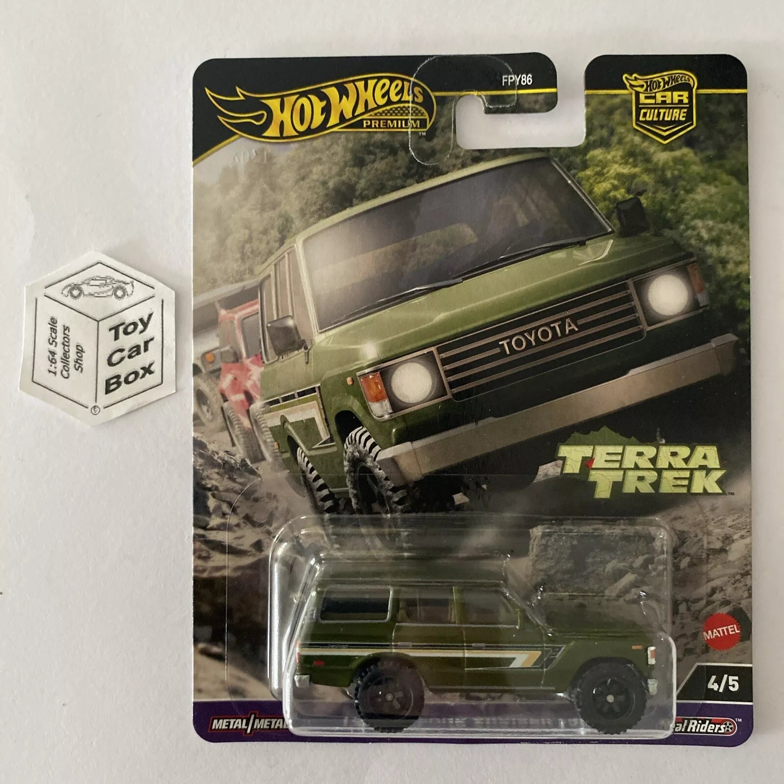 2024 HOT WHEELS Car Culture - Toyota Land Cruiser FJ60 (#4 Terra Trek) G71g
