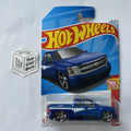 2024 HOT WHEELS #207 - Chevy Silverado (Blue #3 Then And Now - Long Card) A80