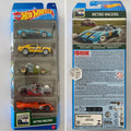 2024 HOT WHEELS Retro Racers 5 Pack (Inc. Countach, 917LH & Mustang Mach 1) H10