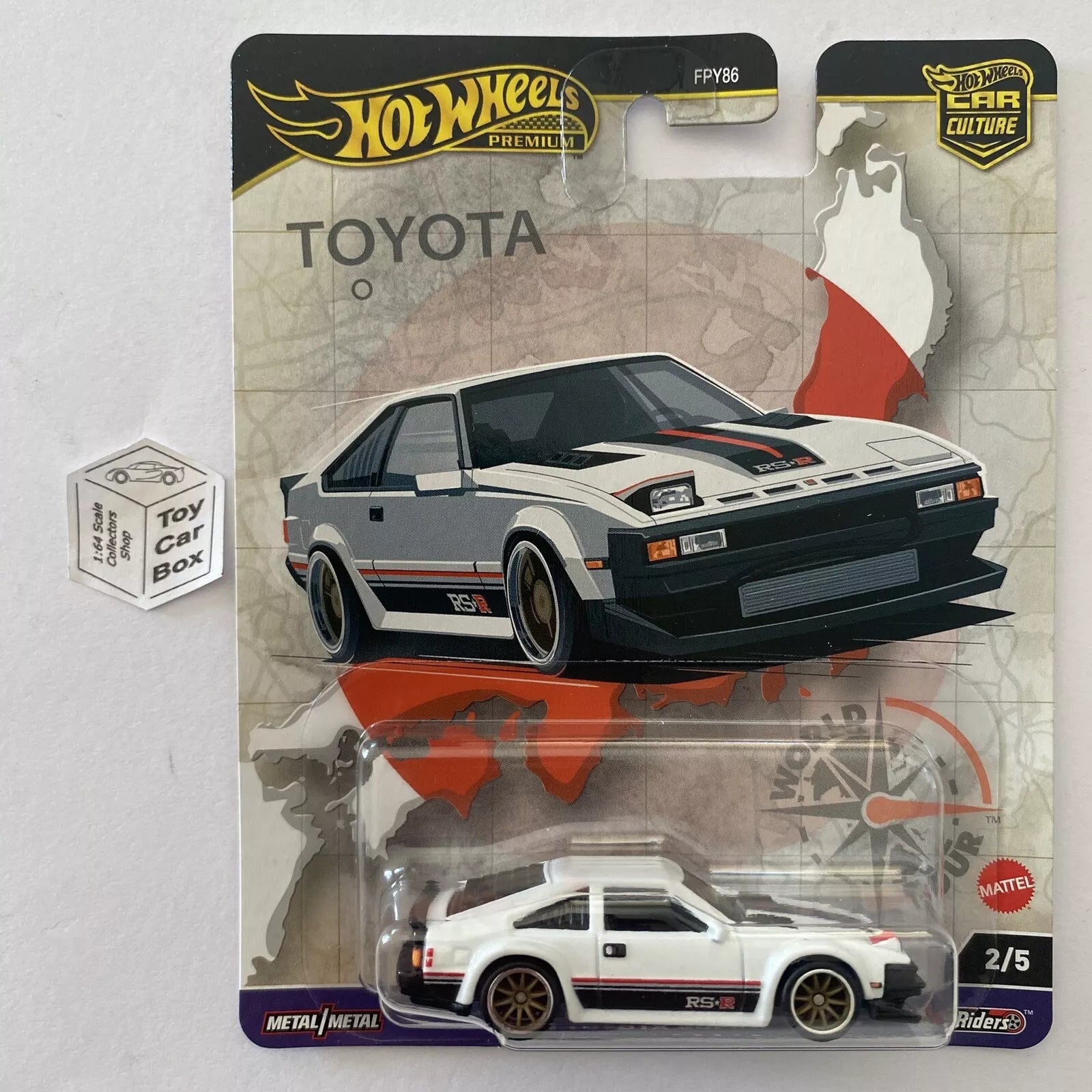 2024 HOT WHEELS Car Culture - ¡®82 Toyota Supra (White #2 World Tour) G71g